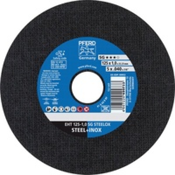 DISC CUTOFF 125MM X 1.0MM A60 R SG-INOX U/T